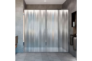 Душевая дверь в нишу Vincea Garda VDS-1G2190CH 190 см, профиль хром, стекло шиншилла