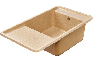 Мойка кухонная AQUATON Беллис 87 песочная - 2