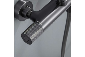 Душевая стойка Vincea Desire вороненая сталь - 2