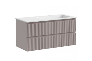 Тумба под раковину Sancos Snob T 100 правая темно-бежевая