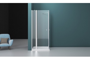 Душевой уголок BelBagno Etna 90х90 профиль хром стекло прозрачное - 3