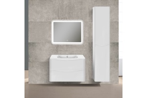 Тумба с раковиной Vincea Paola 80 белая - 2