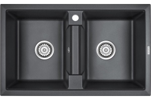 Мойка кухонная Paulmark Zwilling 81 черный матовый