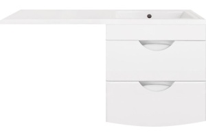 Мебель для ванной Style Line Жасмин-2 60 Люкс Plus, белая, для стиральной машины - 3