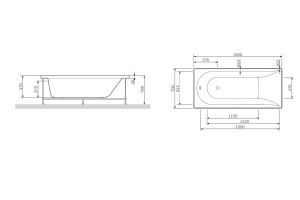 Каркас для ванны AM.PM Spirit (W72A-150-070W-R2) - 3