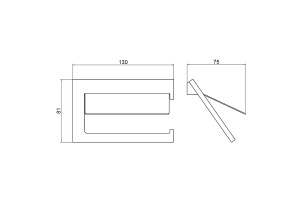 Держатель туалетной бумаги Timo Petruma хром - 2