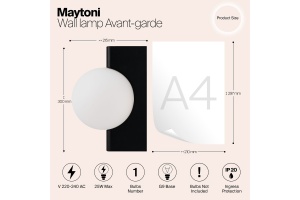 Бра Maytoni Avant-garde MOD324WL-01B - 2