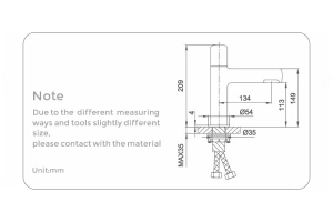 Смеситель для кухни Gappo хром белый - 3