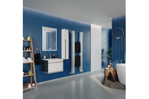 Тумба для комплекта Roca Aneto 60 белая, черная - 2