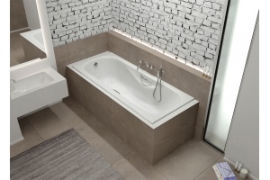 Чугунная ванна DIWO Ярославль 170x75 с ручками