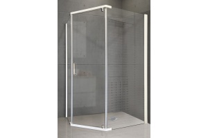 Душевой уголок Royal Bath TR 80х100 профиль белый стекло прозрачное