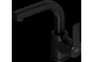 Смеситель для раковины GPD Pedra черный матовый