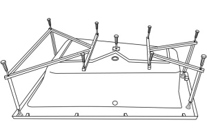 Каркас для ванны Excellent MR-08 - 2