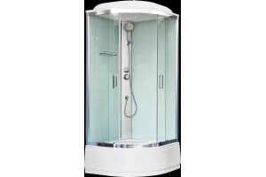 Душевая кабина Royal Bath CK 90x90 профиль хром стекло прозрачное