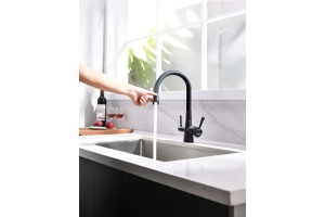 Смеситель Lemark Comfort для кухонной мойки LM3075BL - 3