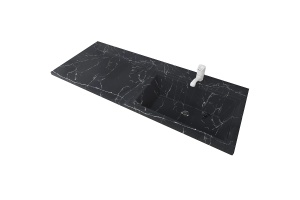 Раковина Stella Polar Мадлен 120 R на стиральную машину черный