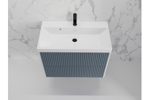 Тумба под раковину Style Line Стокгольм 80 серая матовая - 3