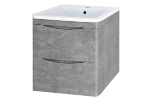 Тумба под раковину Misty Атлантик 60 серая матовая
