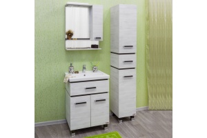 Мебель для ванной Sanflor Техас 60 венге, северное дерево светлое