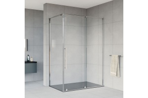 Душевой уголок Vincea Arno 150х90 профиль хром стекло прозрачное