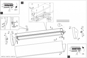 Накладной светильник Eglo ПРОМО Gita 2 94713 - 2