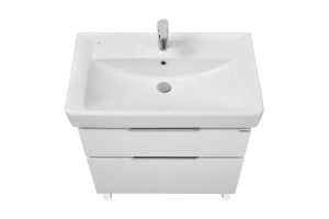 Тумба под раковину Aquaton Дакота 80 белый - светлое дерево