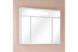 Зеркало-шкаф Onika Сигма 90 с подсветкой, белый (209014) - 2