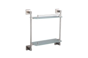 Стеклянная полка для ванной Gappo G17 G1707-2