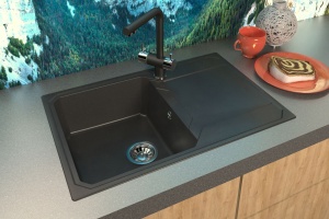 Мойка Кардинал 760, черный СМс - 2