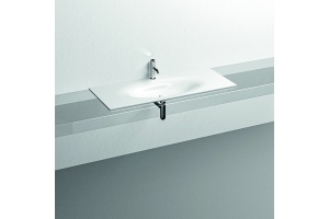 KERASAN SHAPE Раковина 1220х520 мм., встраиваемая, с 1 отверстием для смесителя, цвет белый глянцевый