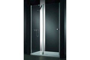 Душевая дверь Cezares Elena 110 хром стекло прозрачное - 2