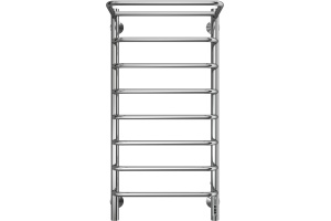 Электрический полотенцесушитель Terminus Полка П8 400х850 с полкой Хром