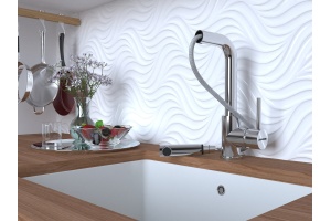 Смеситель Paulmark Kassel для кухонной мойки, черный металлик Ka214311-418 - 2