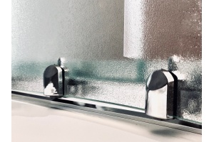 Душевая кабина Royal Bath BP 100х80 L с гидромассажем профиль белый стекло матовое - 3