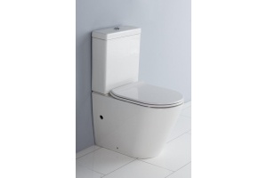 Унитаз-компакт BelBagno Flay-r BB007CPR с бачком BB006T и сиденьем микролифт BB2011SC - 2