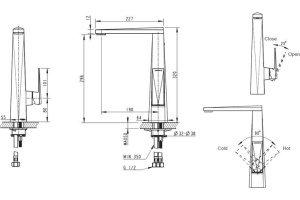 Смеситель Bravat Iceberg F776110G для кухонной мойки - 2