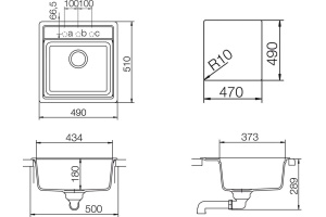Мойка  Nemo 50  Cristalite эверест - 2