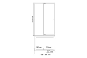 Aula 11P05 Душевая дверь - 3