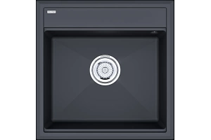 Мойка кухонная мойка Paulmark Stepia 50 темно - серый матовый