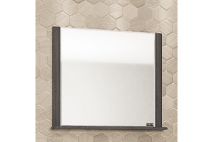 Зеркало с полкой Санта Венера 80 темное дерево