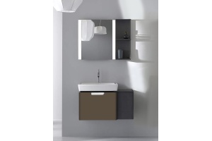 Тумба с раковиной Jacob Delafon Reve 60 светло-коричневая, 1 ящик - 2