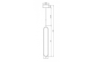 Подвесной светодиодный светильник Maytoni Chain MOD017PL-L13G - 3