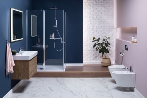 AE12-N-120H190U-CT Aquanet Cinetic, дверь в нишу 1200мм, хром, прозр.6мм (243621) - 3