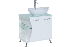 Тумба для комплекта Bellezza Рио 70 R белая