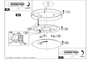 Потолочный светильник Eglo Pasteri 31592 - 2