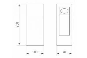 Уличный светодиодный светильник Arlight LGD-Mark-Boll-H250-7W Warm3000 029975 - 2