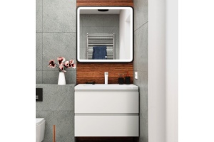 Тумба для комплекта Art&Max Bianchi 75, подвесная, белый матовый - 2