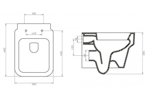Подвесной унитаз BelBagno Janice - 3