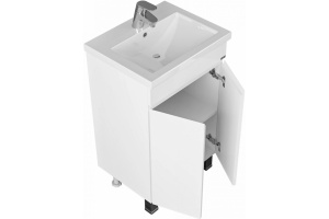 Тумба под раковину напольная Санта Марс 50 белый - 2