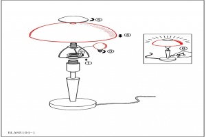 Настольная лампа декоративная Eglo ПРОМО Solo 1 85104 - 2